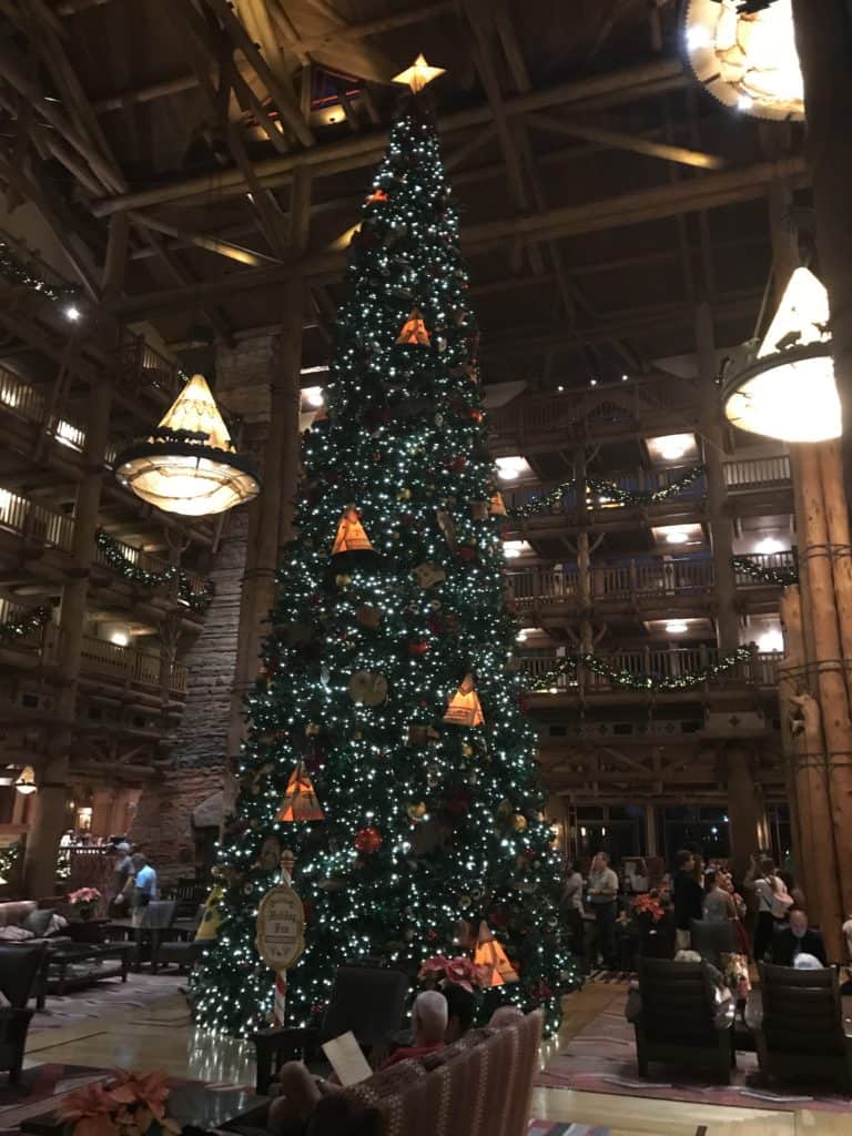 Christmas Tree at the Wilderness Lodge