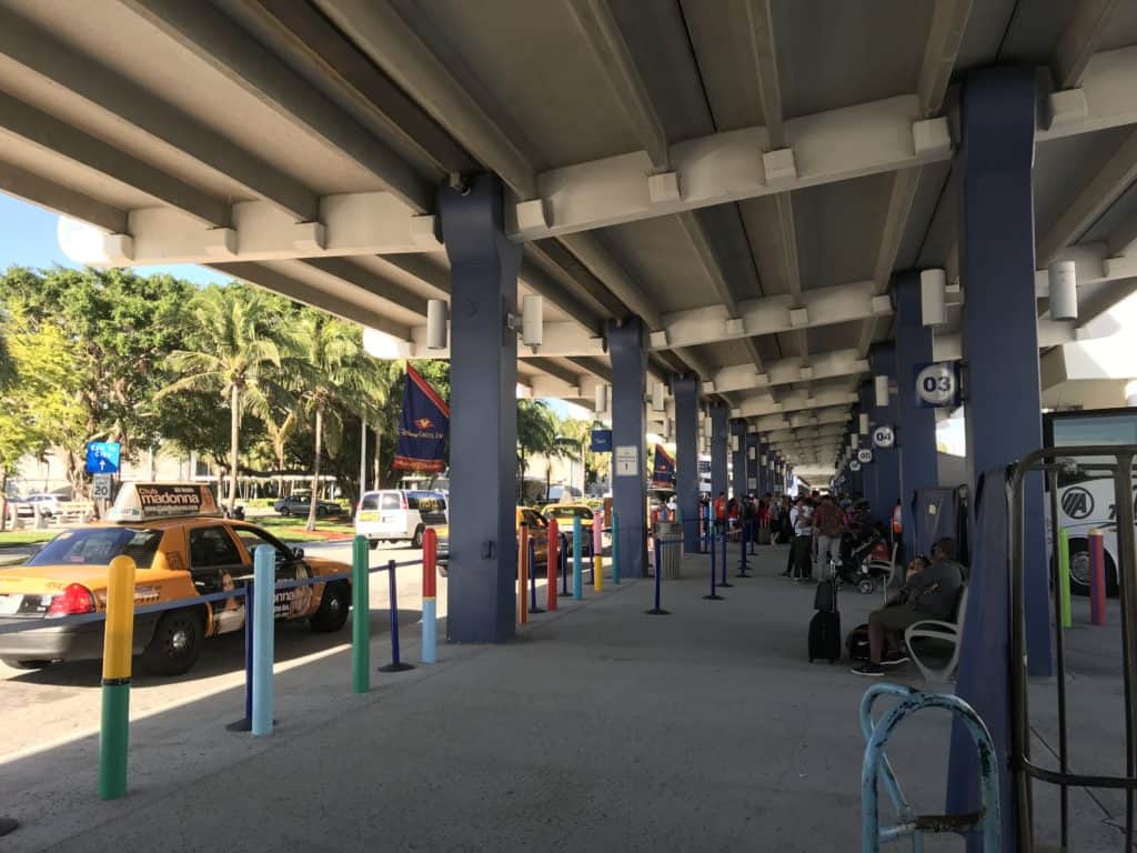 Bag Drop Off Area