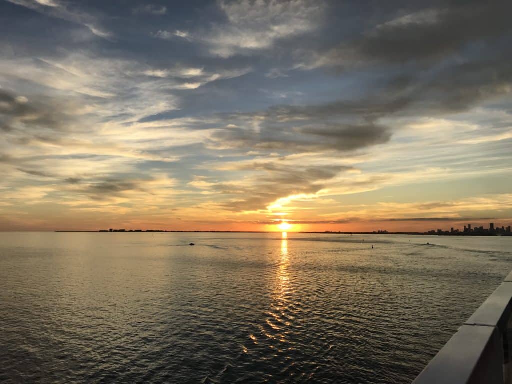 Sunset Over Miami