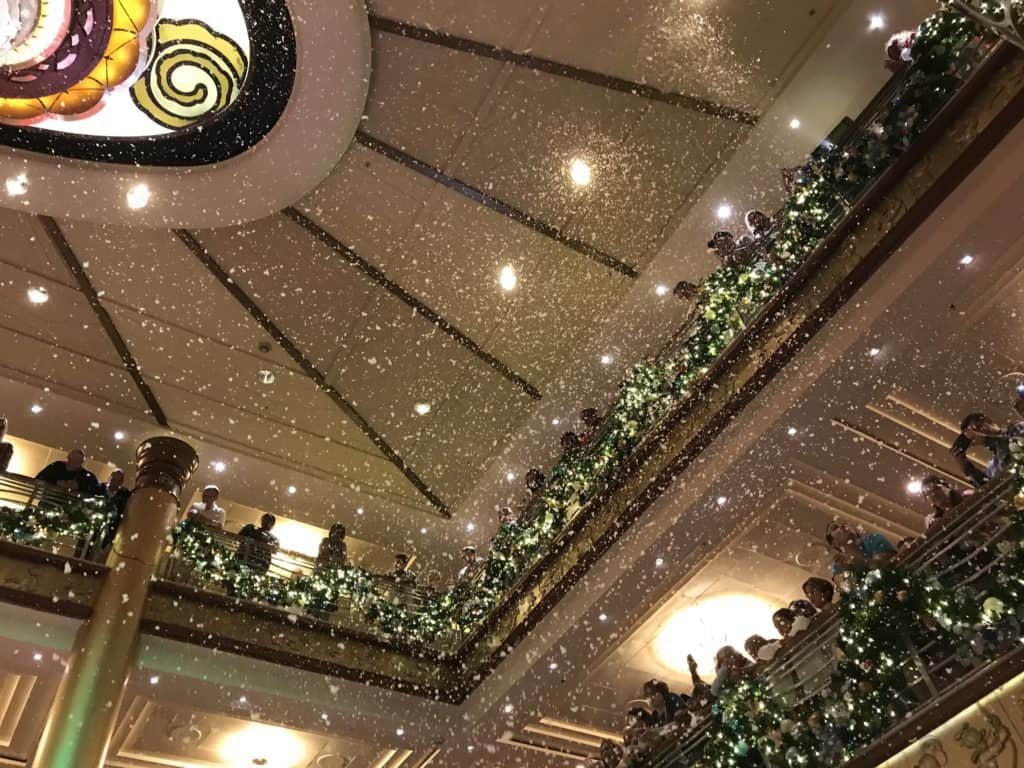 Snow in the Atrium