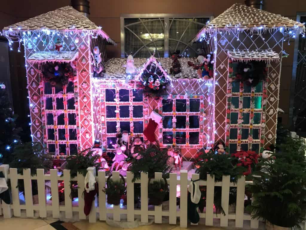 Gingerbread House in the Atrium