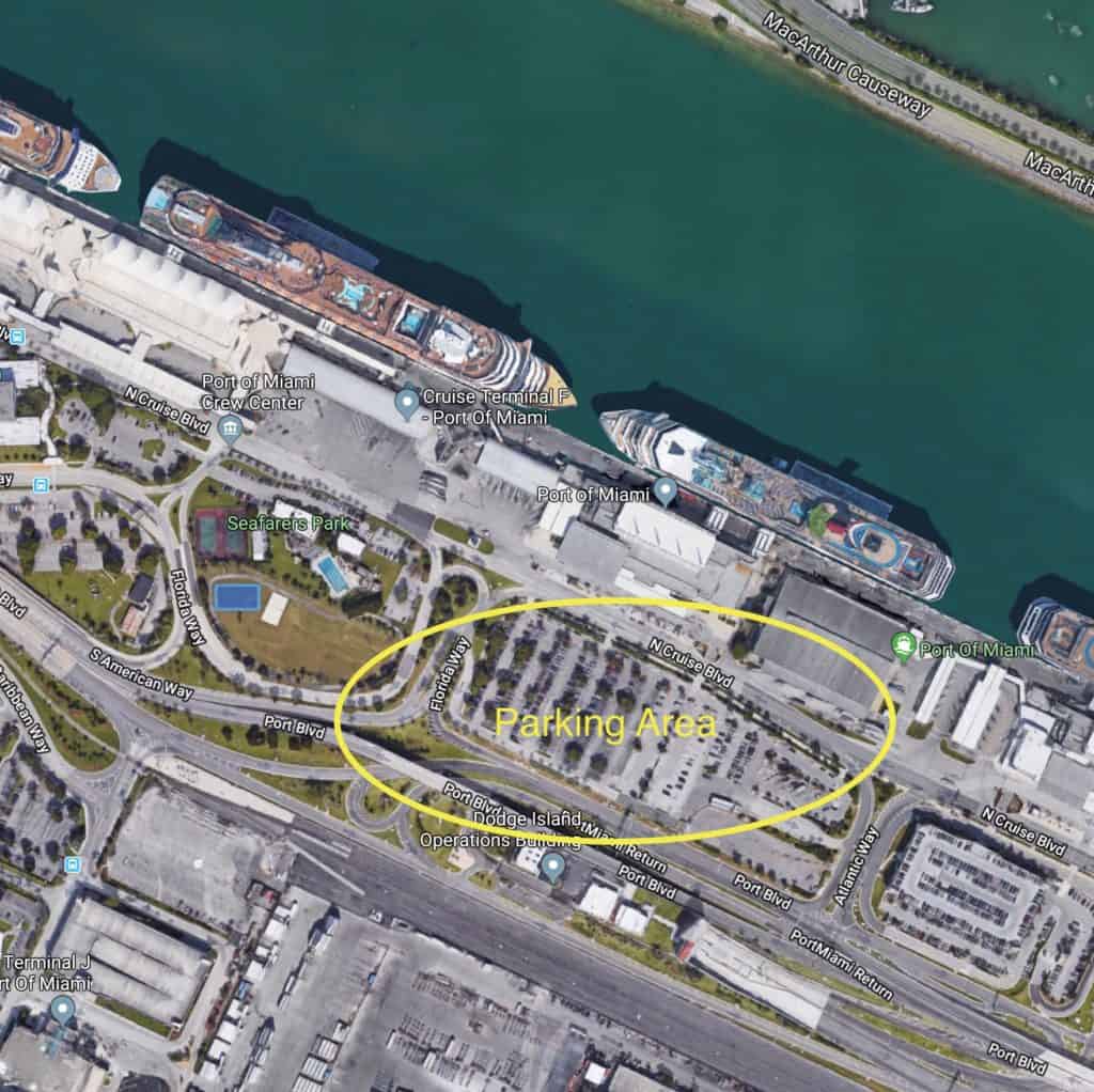 Parking at Port of Miami