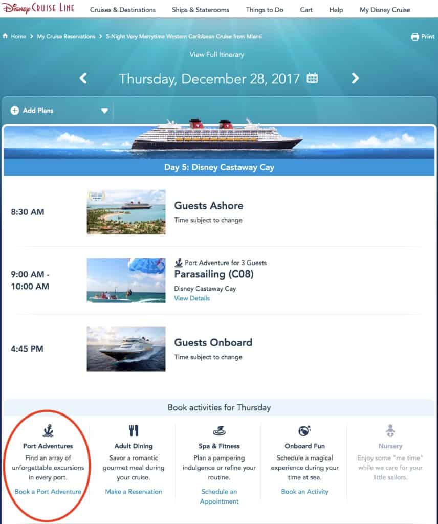 Select Port Adventures