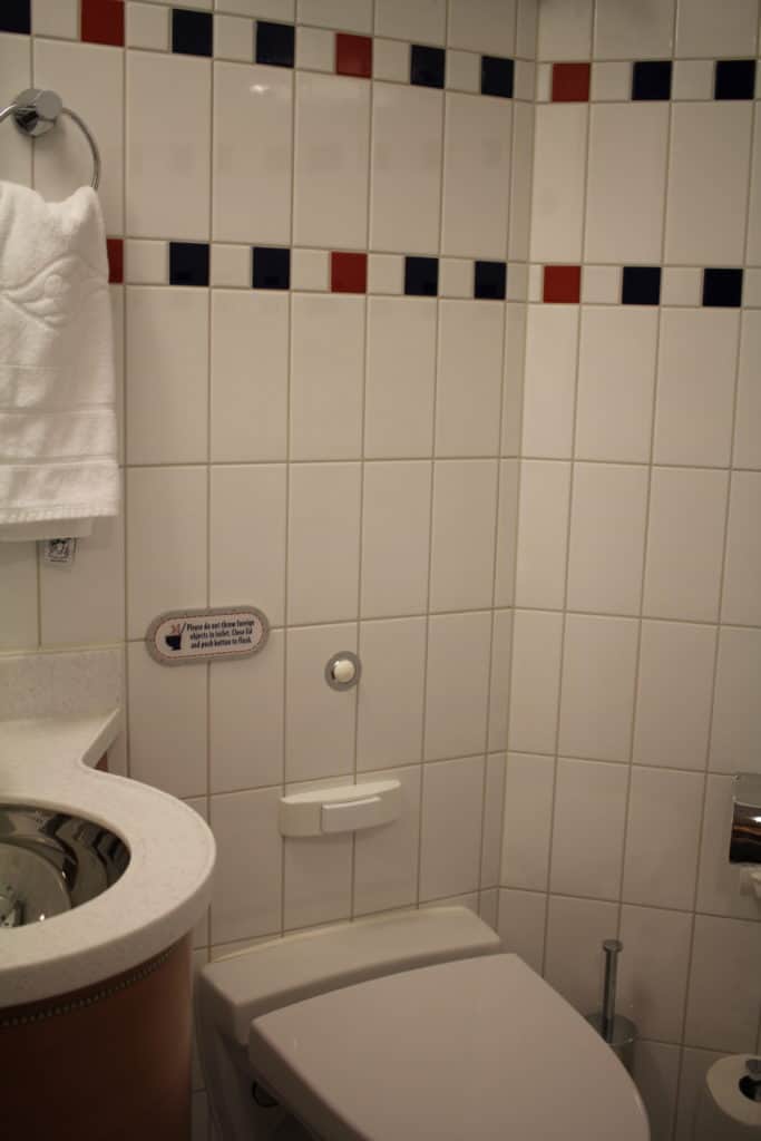 Split Bathroom with Toilet