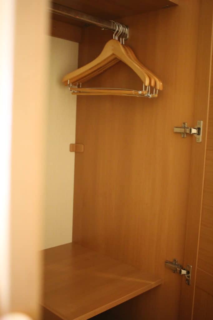 Hanging Area in Closet