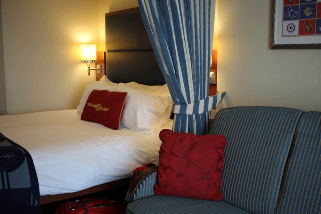 Looking towards Bed from Seating Area