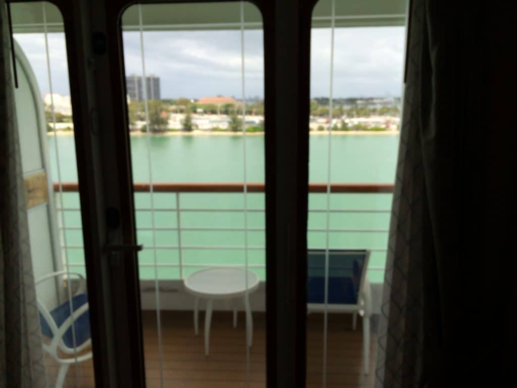 Slightly Fuzzy View through Verandah Door