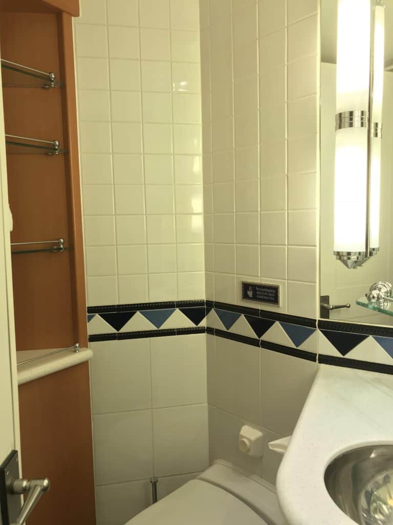 Split Bathroom Toilet Side