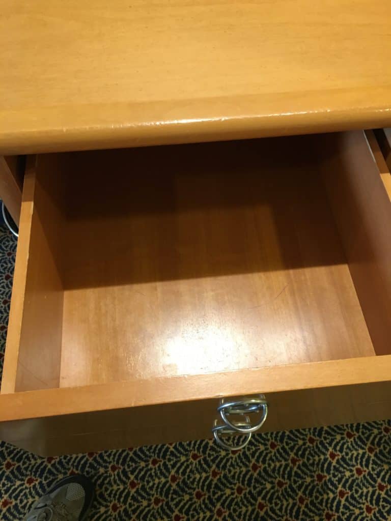 Top Drawer in Cabinet