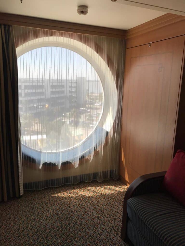 Large Porthole with Seat
