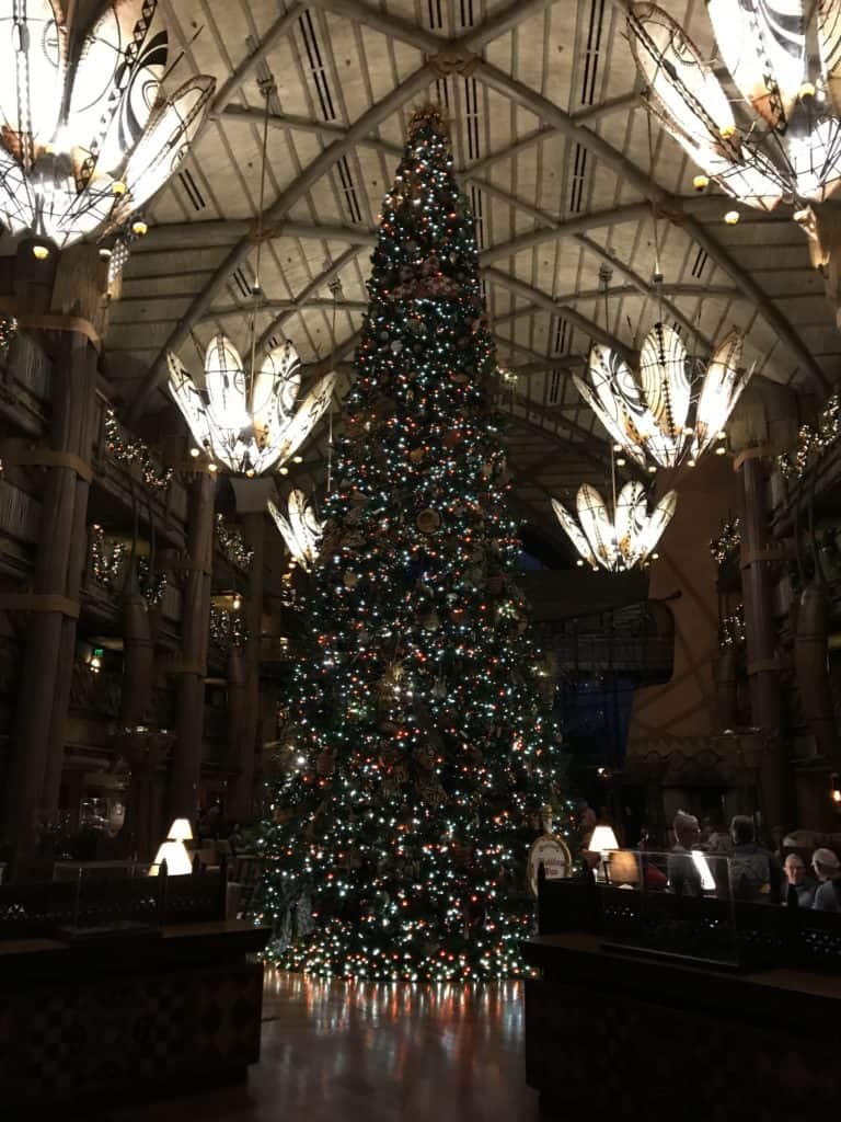 Christmas Tree at Animal Kingdom Lodge