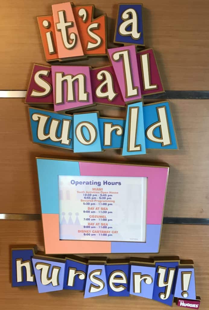 "it's a small world" nursery