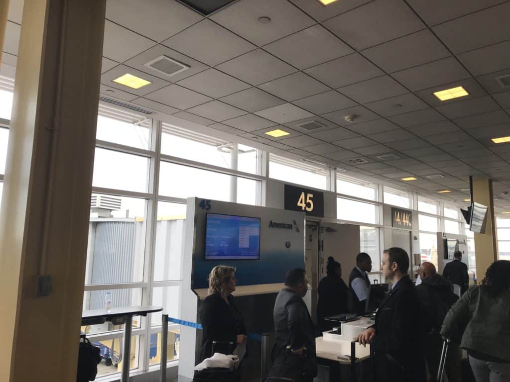 Gate 45 at Reagan National Airport