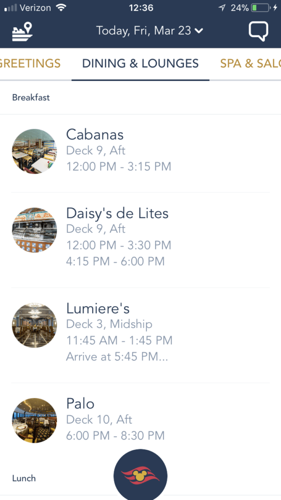 Dining Venues and Lounges