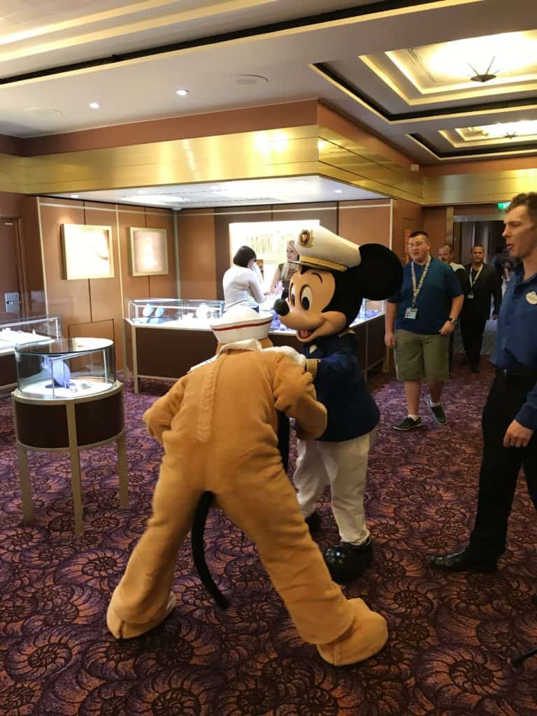 Mickey and Pluto