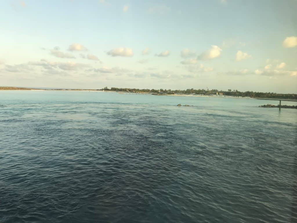 Castaway Cay from our Porthole Window