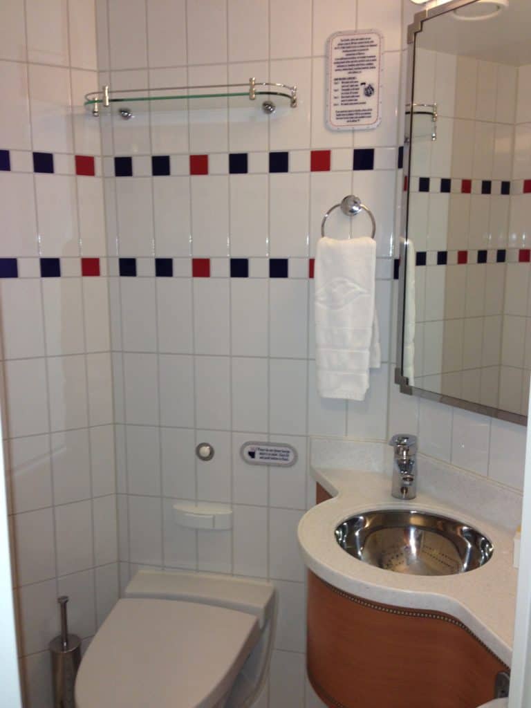 Split Bathroom with Toilet