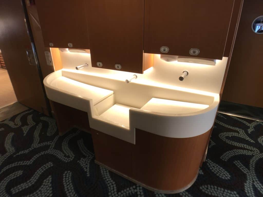 Hand Washing Station Outside of Cabanas