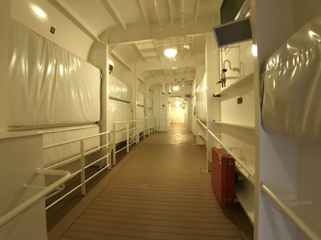 Deck 4 Jogging Track Inside Superstructure