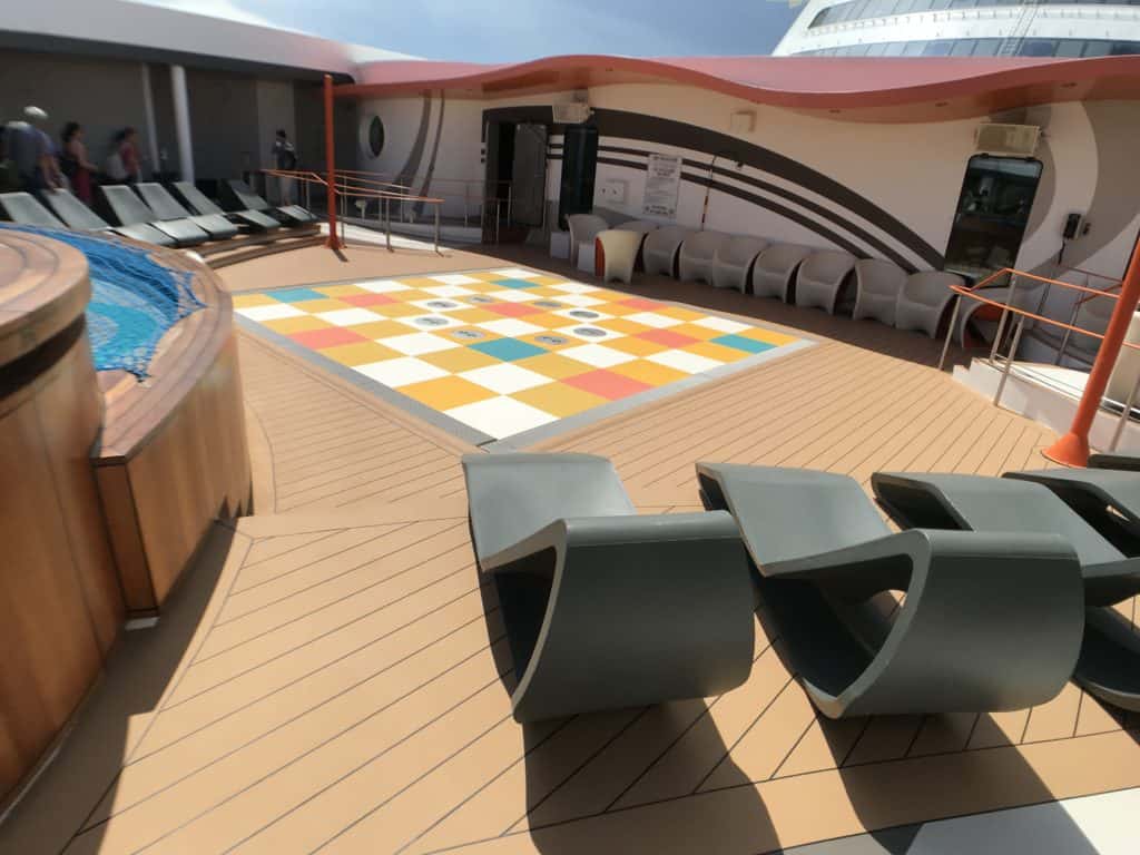 Sun Deck Seating Area