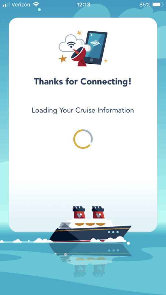 Loading Your Cruise Information