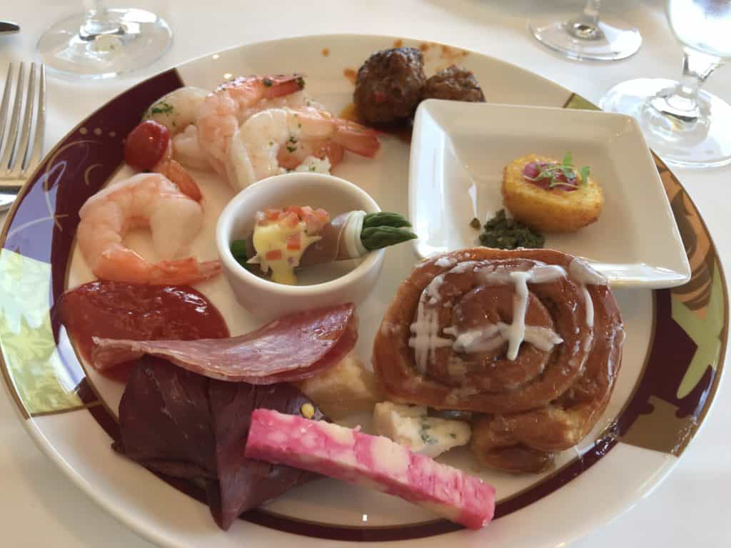 Plate of Buffet Selections