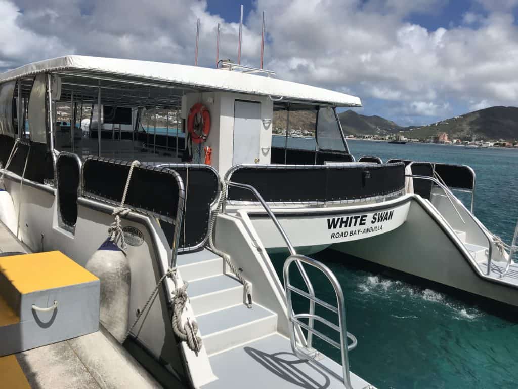 Outside of the Water Taxi