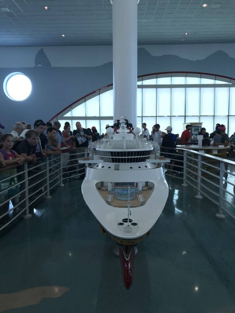 Model of the Disney Magic