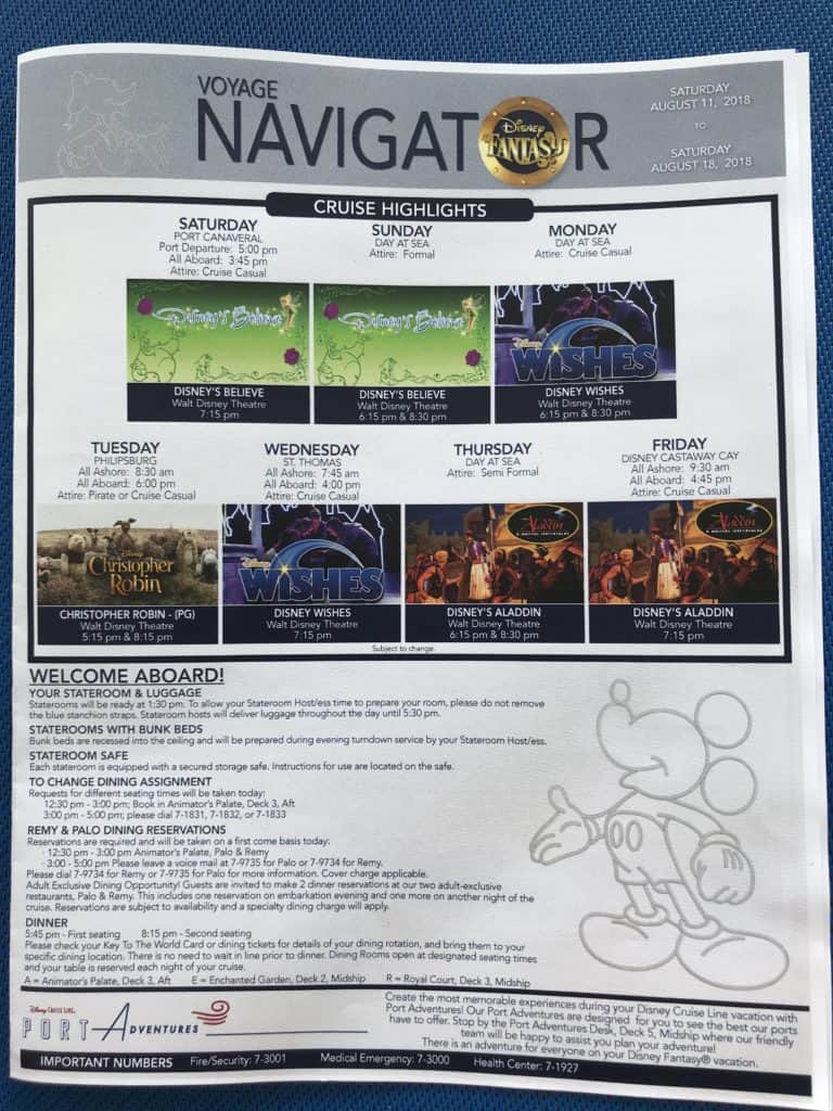 Boarding Day Navigator