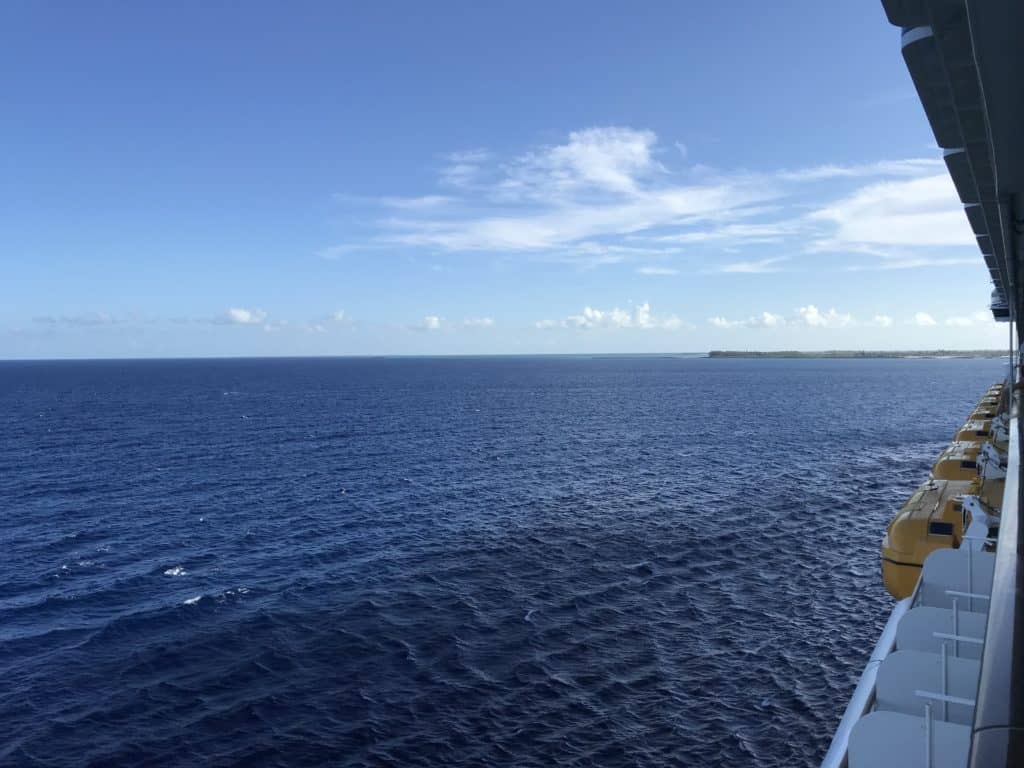 Castaway Cay in the Distance