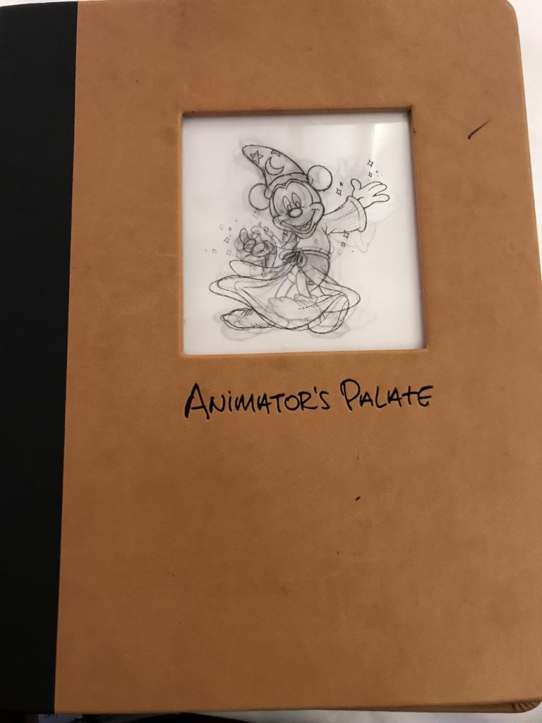 Animator's Palate Menu