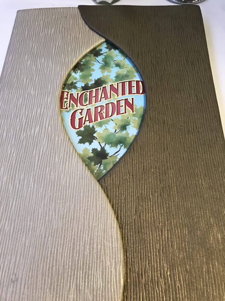 Enchanted Garden Menu