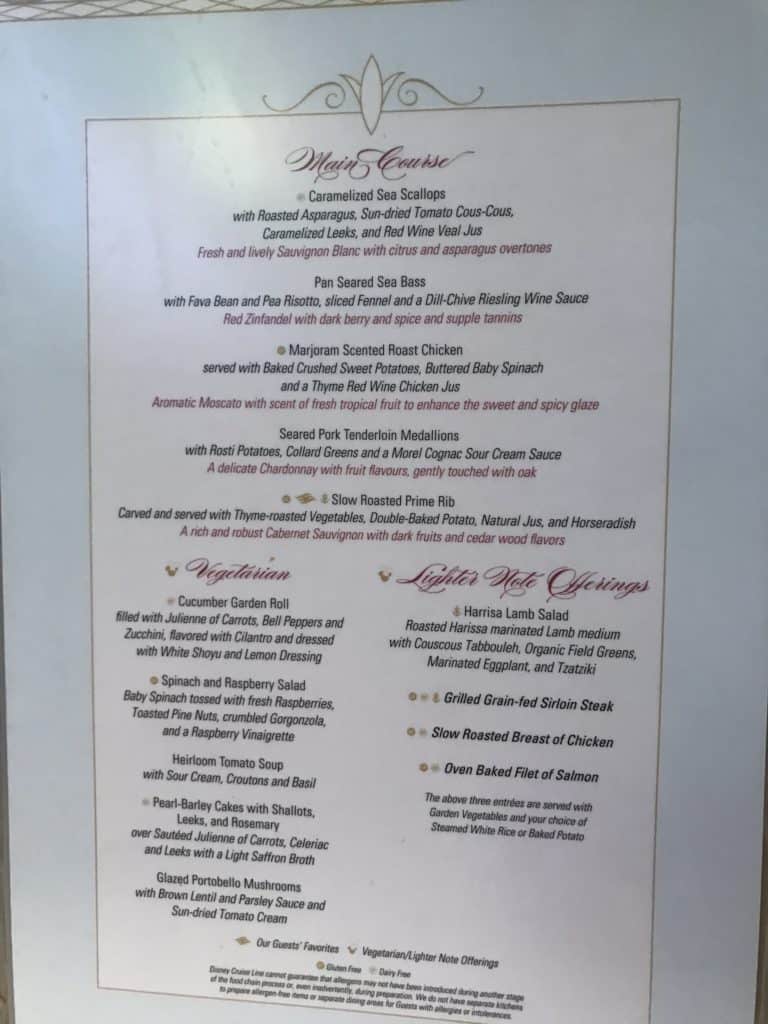 Enchanted Garden Entrees
