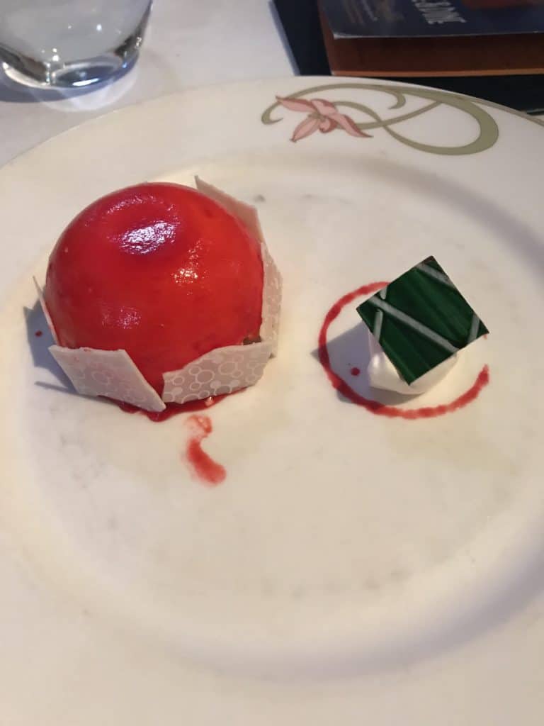 Lemon Raspberry Mousse Bombe
