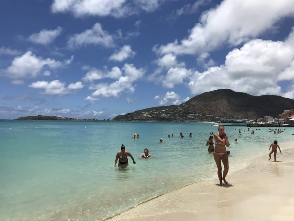 Beach in front of Holland House