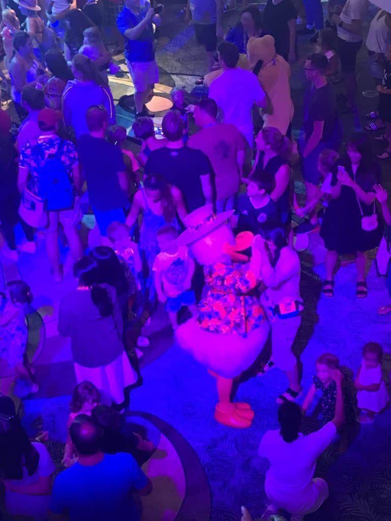 Donald Dancing with the Crowd