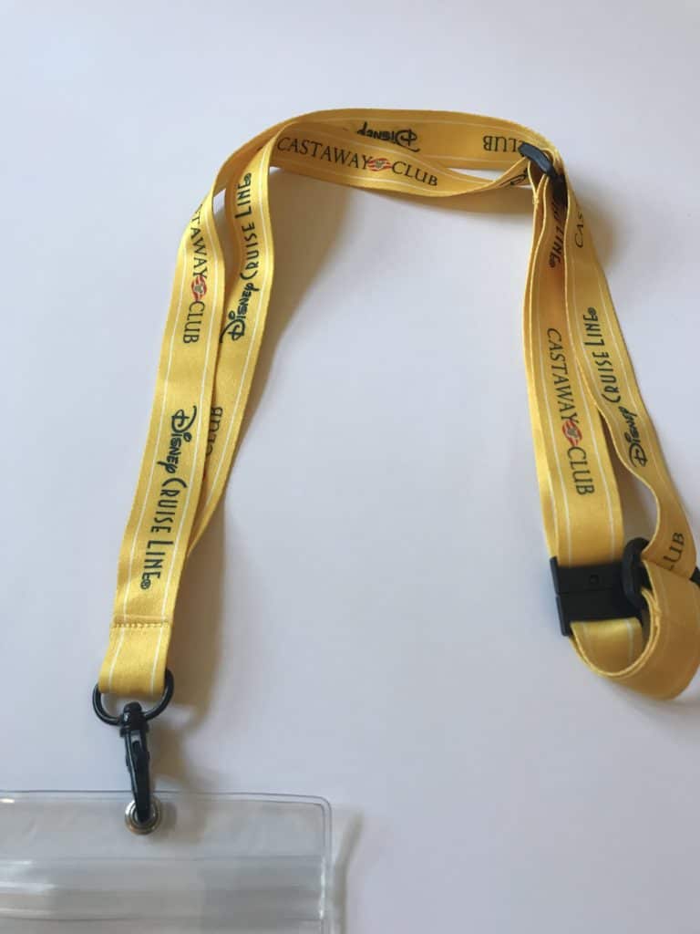 Current Gold Castaway Club Lanyard