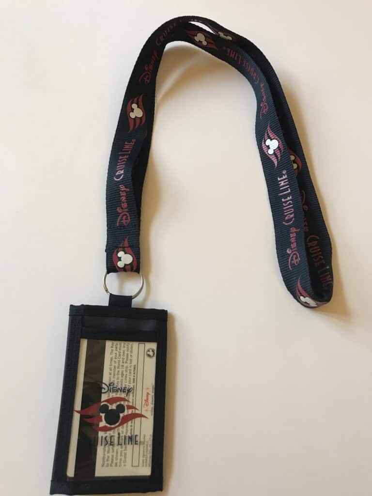 Disney Cruise Line Lanyard Wallet