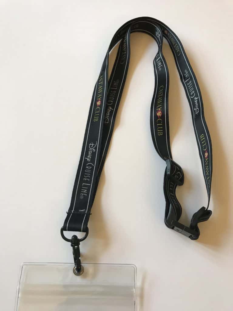 Current Platinum Castaway Club Lanyard