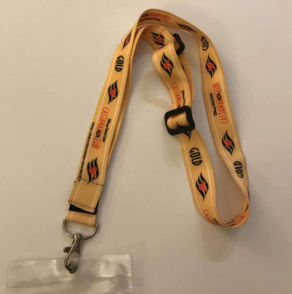 Old Gold Castaway Club Lanyard