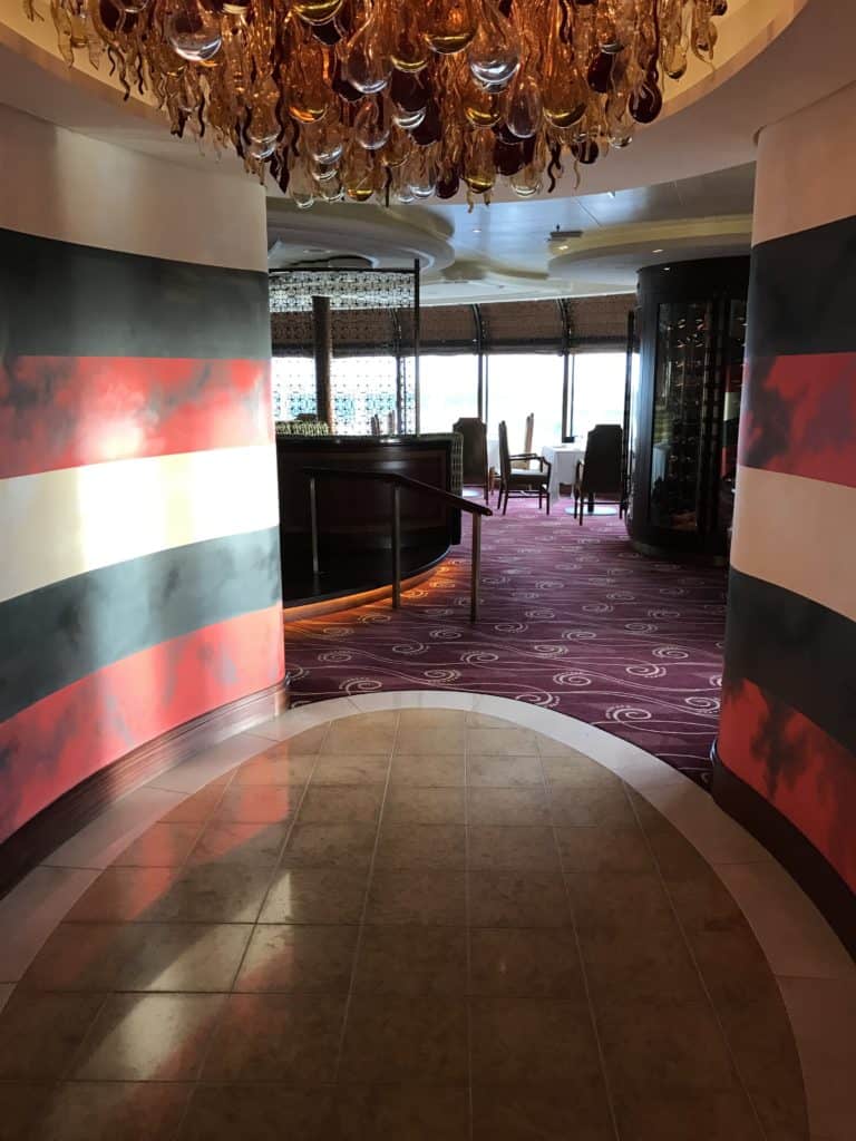 Entrance to Palo on the Disney Fantasy