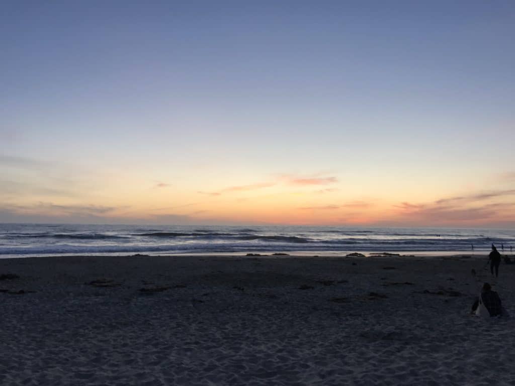Sunset over Mission Beach