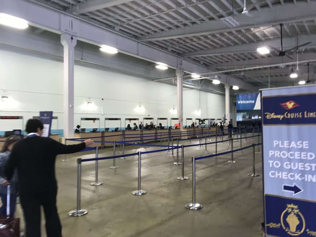 Holland American Cruise Line Check-In Lines