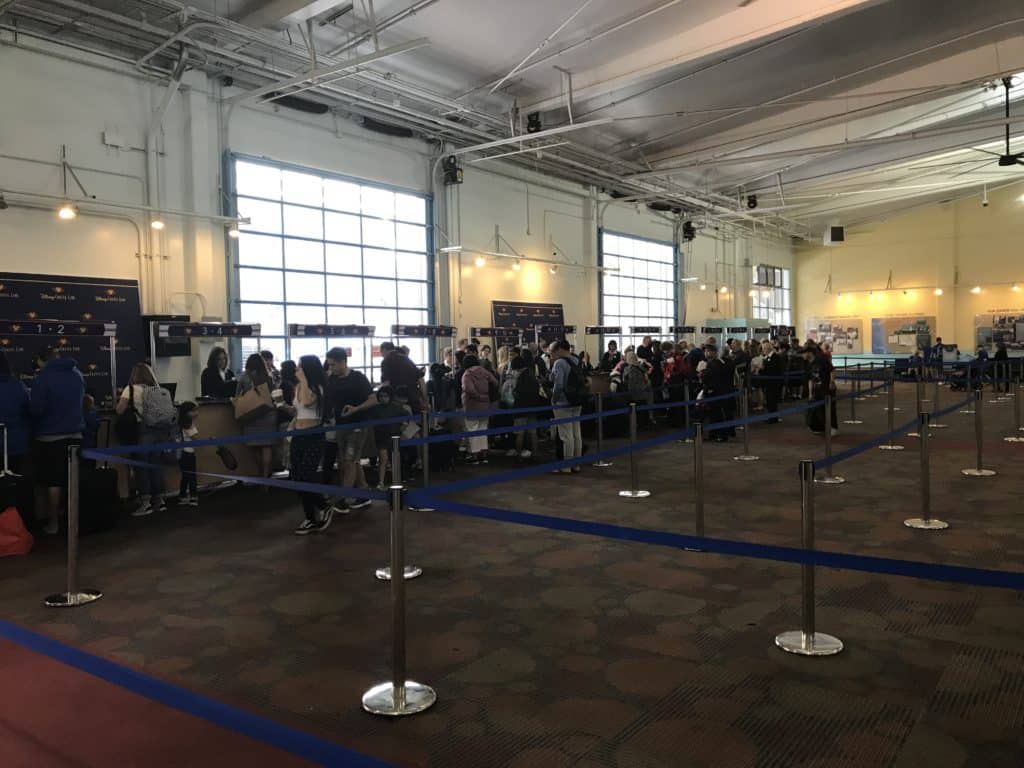 Busy Check-In Lines