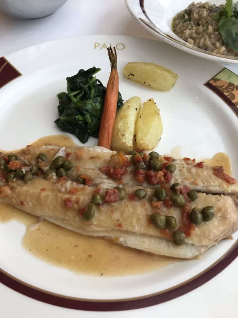 Piquant Dover Sole - fileted tableside