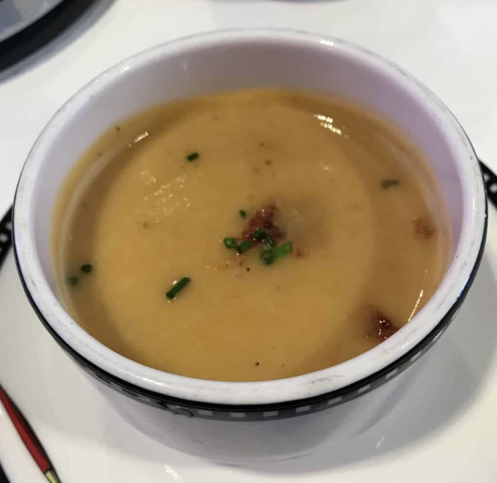 Baked Potato and Cheddar Cheese Soup