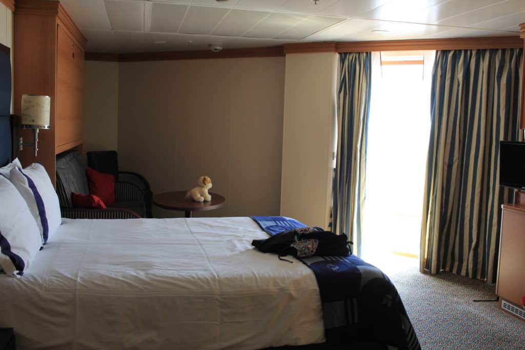 View of the room from the door