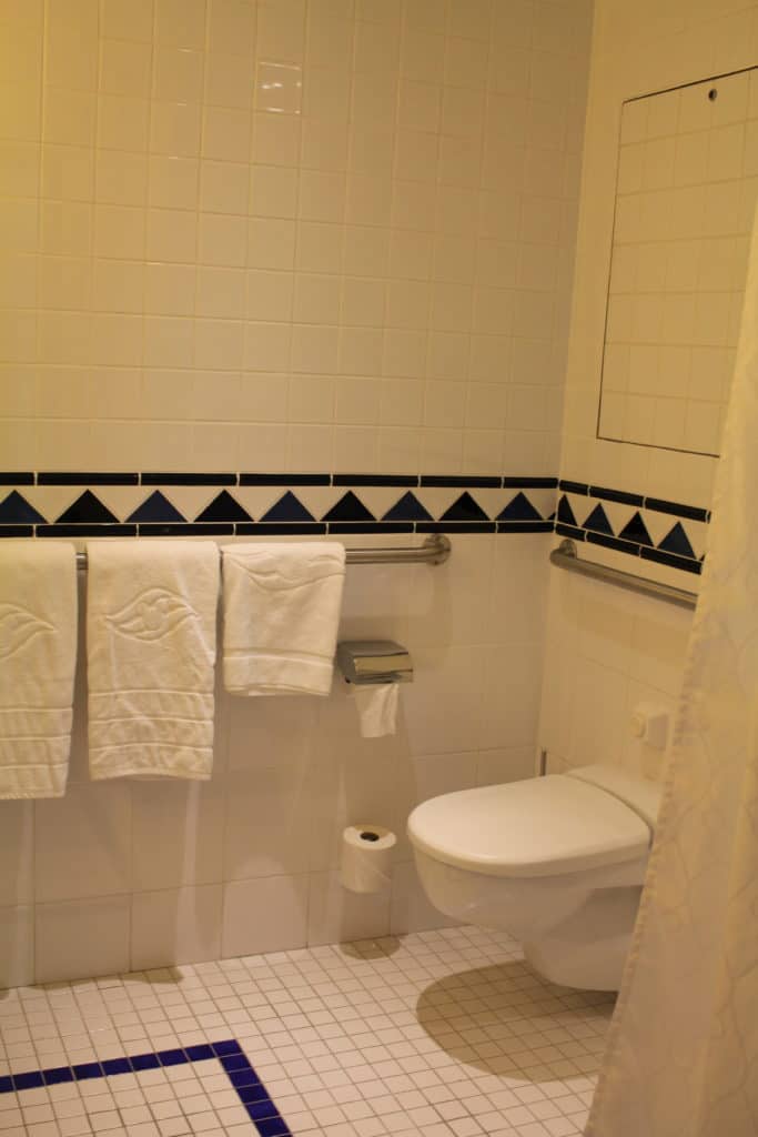 Toilet (to the right of sink)