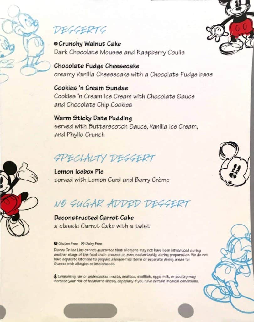 Desserts