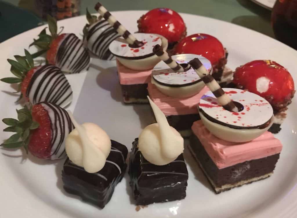 Cakes, Strawberries, and Brownies